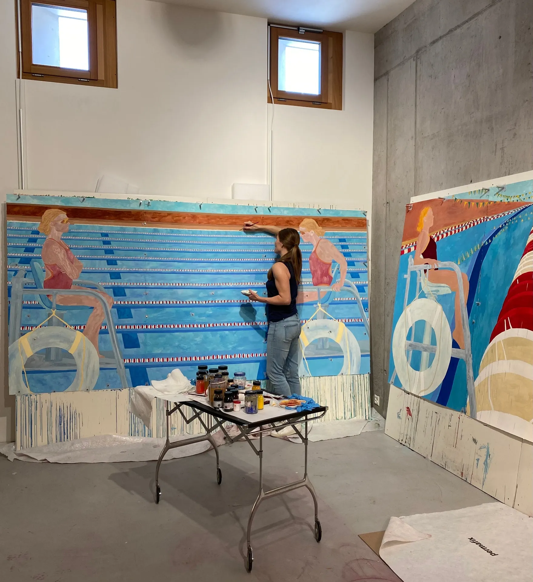 Studio View — artwork by Henriette Dedichen